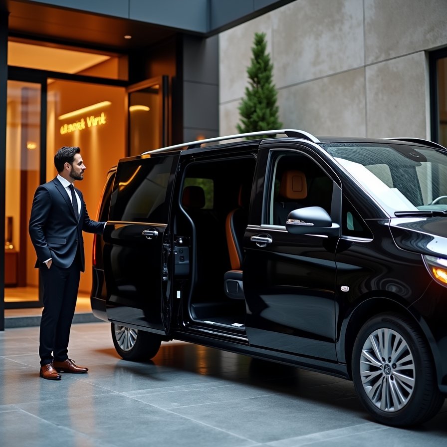 Flux_Dev_A_sleek_black_Mercedes_Vito_VAN_with_tinted_windows_p_0